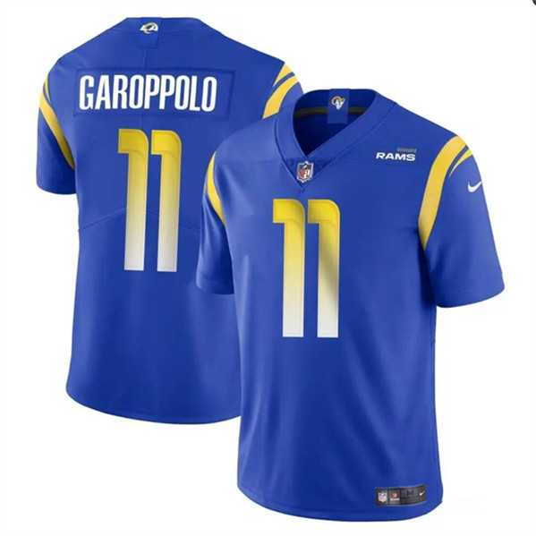 Youth Los Angeles Rams #11 Jimmy Garoppolo Blue Vapor Untouchable Stitched Jersey Dzhi